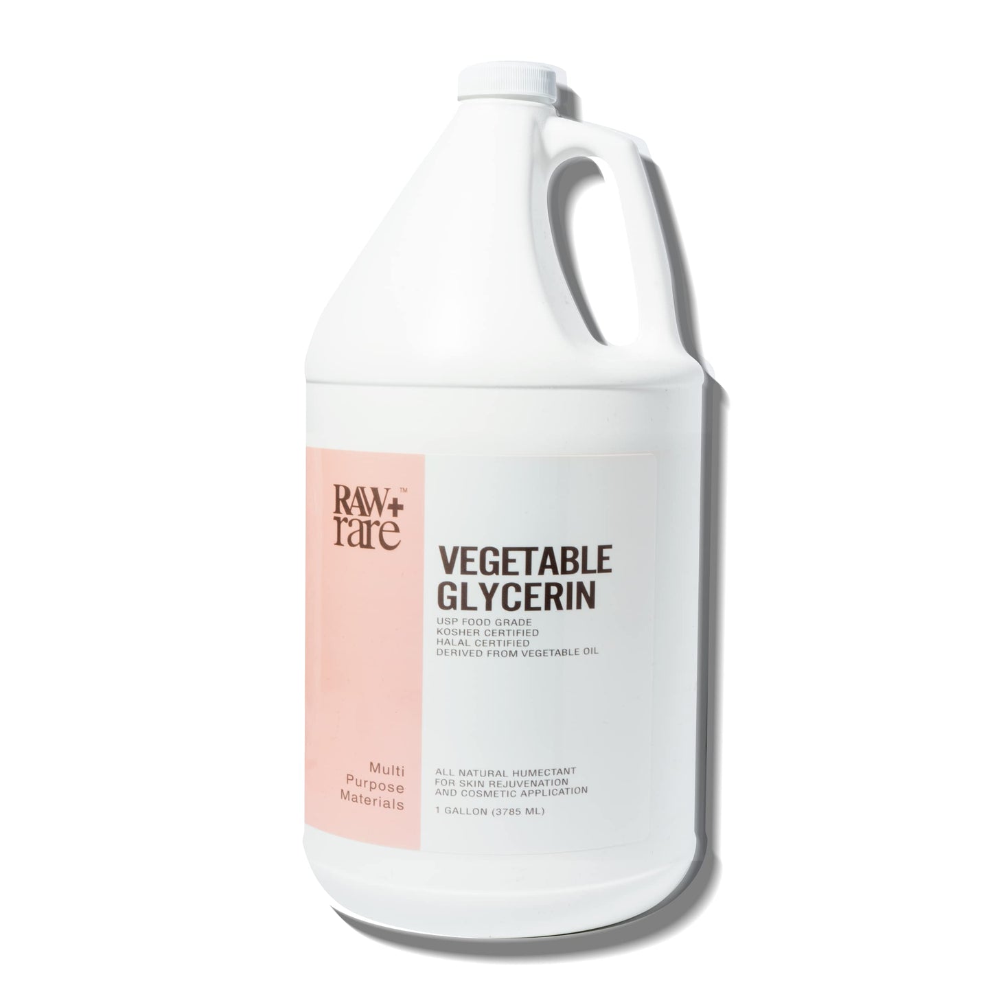 Raw Plus Rare Food Grade Vegetable Glycerin 1 Gallon