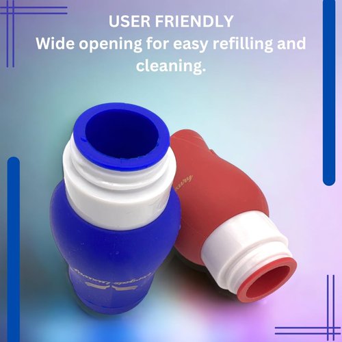 Vorgato Luxury- Silicone Travel Bottles for Toiletries - 3oz Travel Size Bottles - Silicone Travel Bottles - TSA Approved Travel Bottles - Leak proof Travel Bottles (Red, Purple)