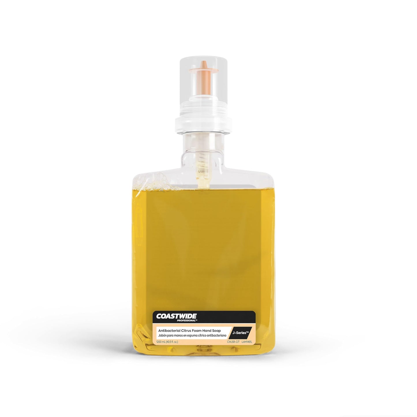 Coastwide Professional J-Series Antibacterial Foaming Hand Soap, Citrus, 1200 mL, 2/Carton