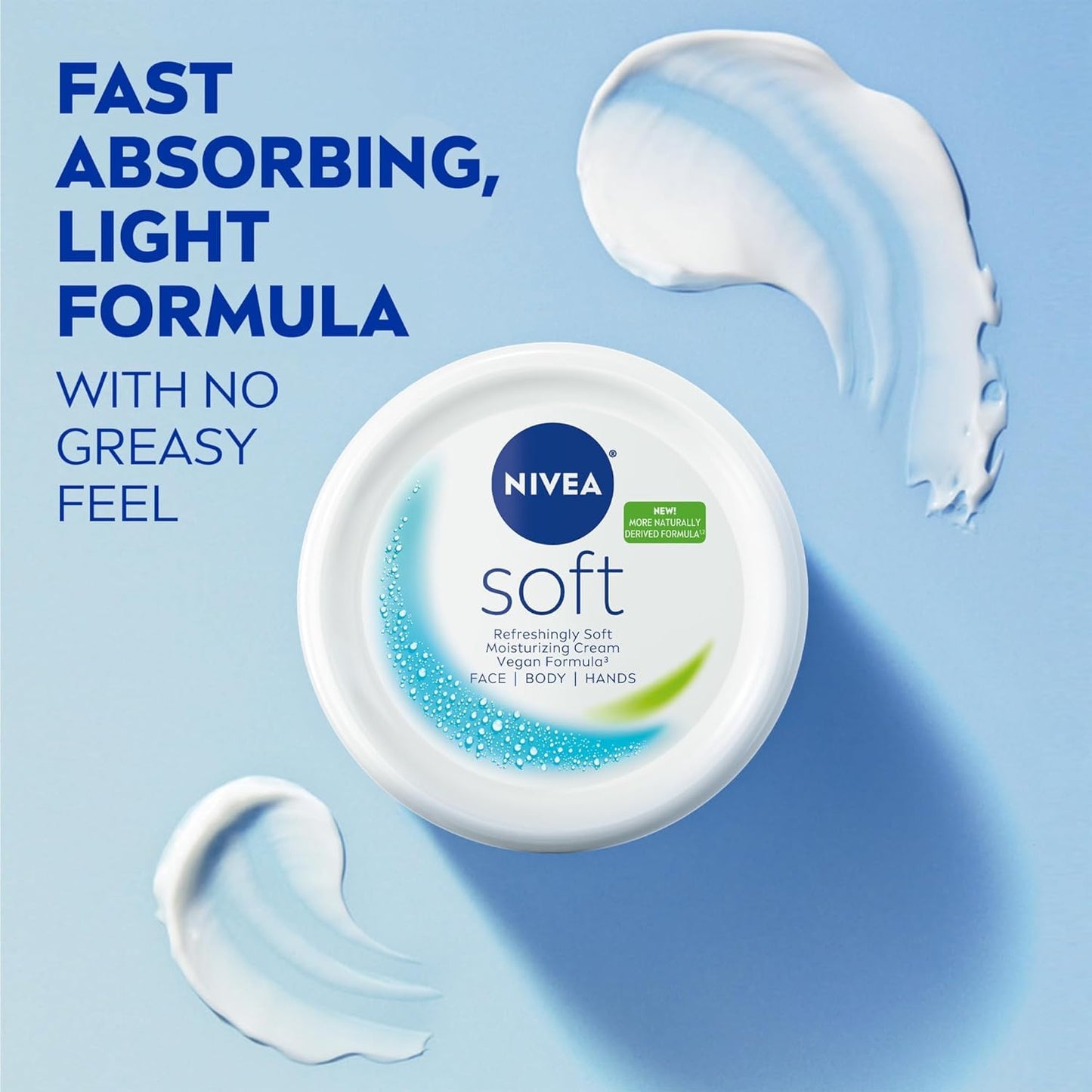 NIVEA Soft Moisturizing Creme 6.80 oz (Pack of 3)