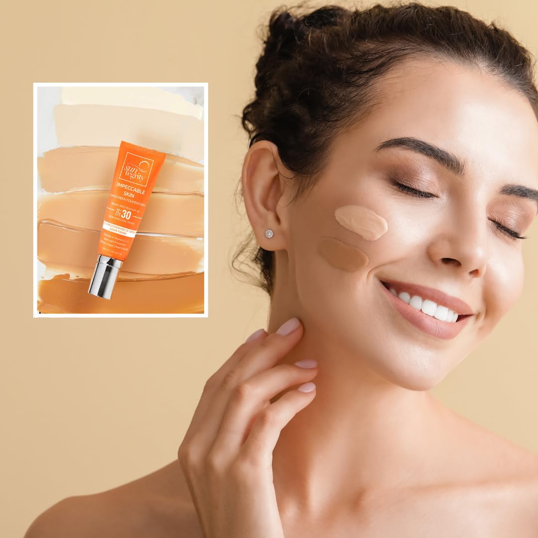 Suntegrity Impeccable Skin - Tinted Sunscreen, Broad Spectrum SPF 30 (Ivory) - 2 oz