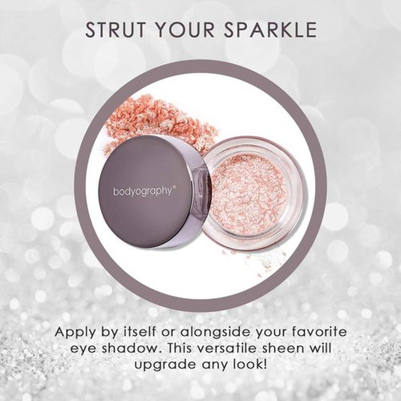 Bodyography Glitter Pigment - Stratus Champagne Pink for Women - 0.105 oz Eye Shadow