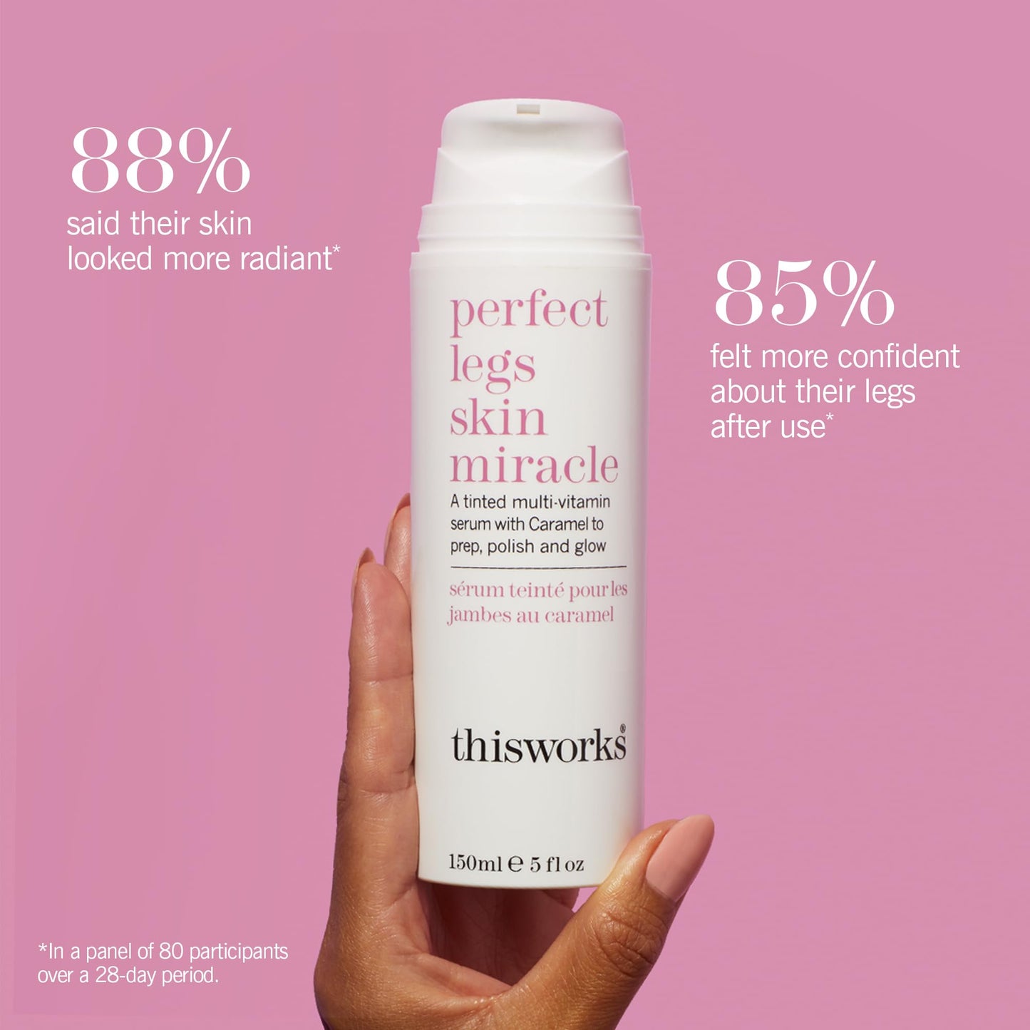 This Works Perfect Legs Skin Miracle: Tinted Serum with Vitamin C & E for Radiant, Sun-Kissed Glow, Evens Skin Tone & Reduces Imperfections, 5 fl oz