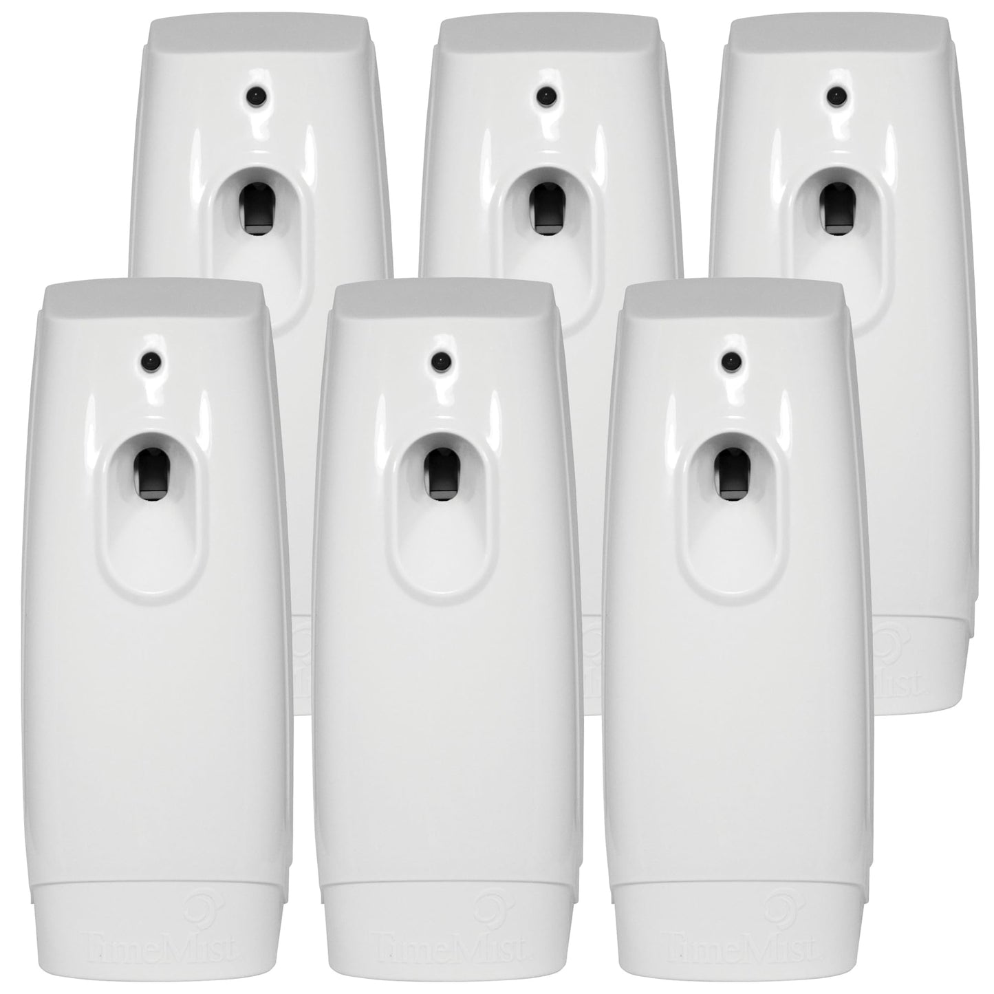 TimeMist Classic Metered Aerosol Air Freshener Fragrance Dispenser - (Case of 6) 1047717 - Great for Odor Control in Kitchen, Bathroom, Locker Room, Breakroom and Washroom