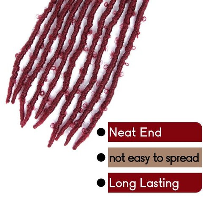 BOHOBABE Butterfly Crochet Locs 10 Inch 6 Packs Pre Looped Crochet Butterfly Locs 10 In Short Distressed Butterfly Locs Crochet Hair (10 Inch, 118#)