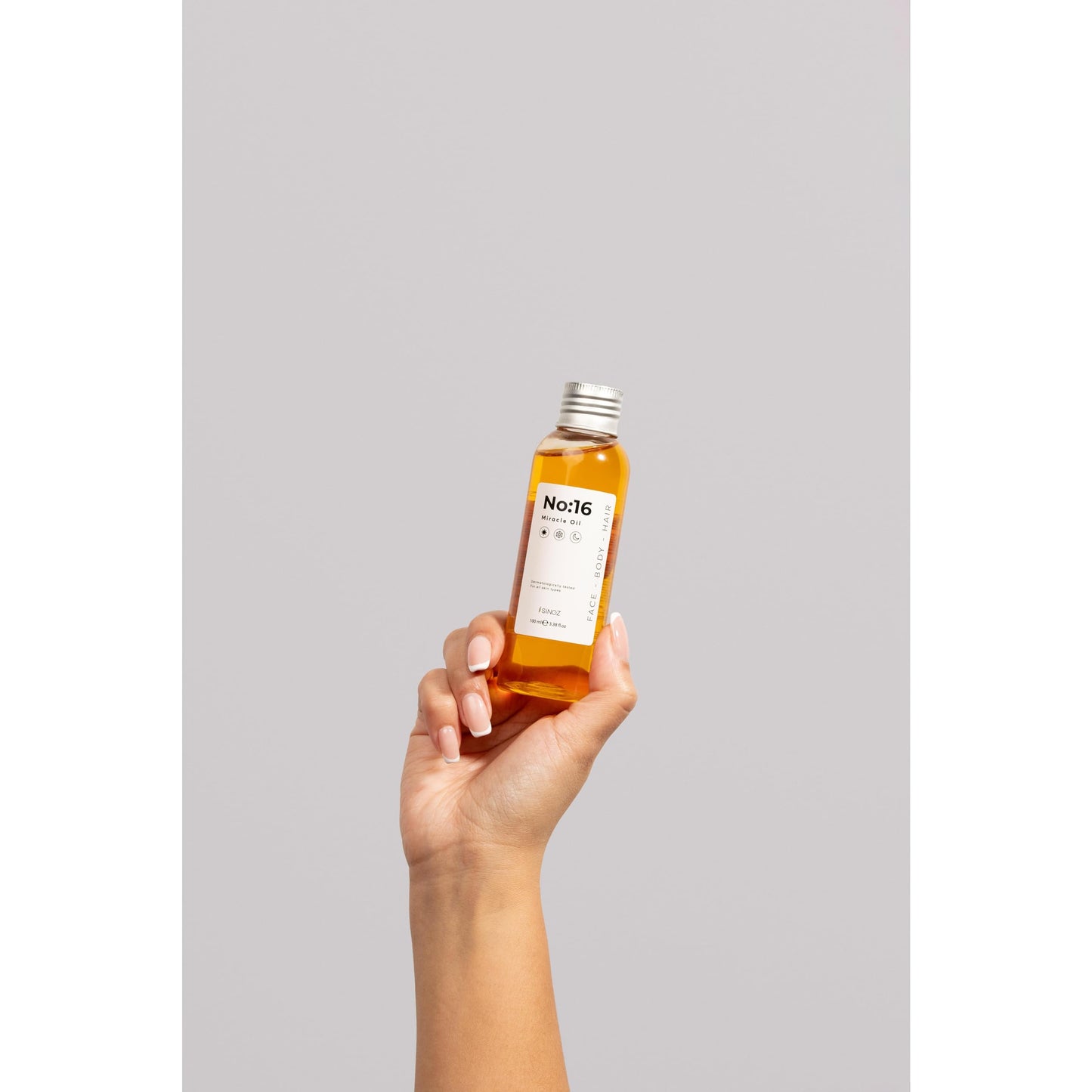 Sinoz No:16 Miracle Oil | Multi-Purpose Nourishing Oil for Face, Body & Hair | With 16 Botanical Oils | Restores Dry Skin & Adds Shine to Hair | 100 ml