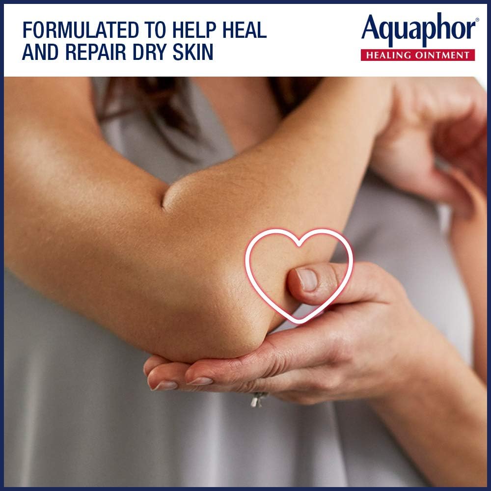 Aquaphor Healing Ointment - Advanced Skin Protectant & Moisturizer for Dry Skin, 3.5 Oz