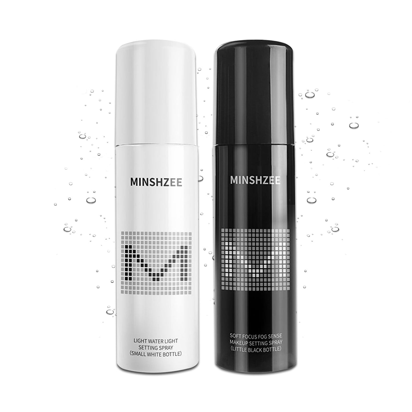 2PCS Makeup Setting Spray Set for Face, Weightless Long Lasting Waterproof Fixing Makeup Setting Face Spray, Smudge-proof, Hydrating & Refreshing Setting Spray Makeup for All Skin Type（J)