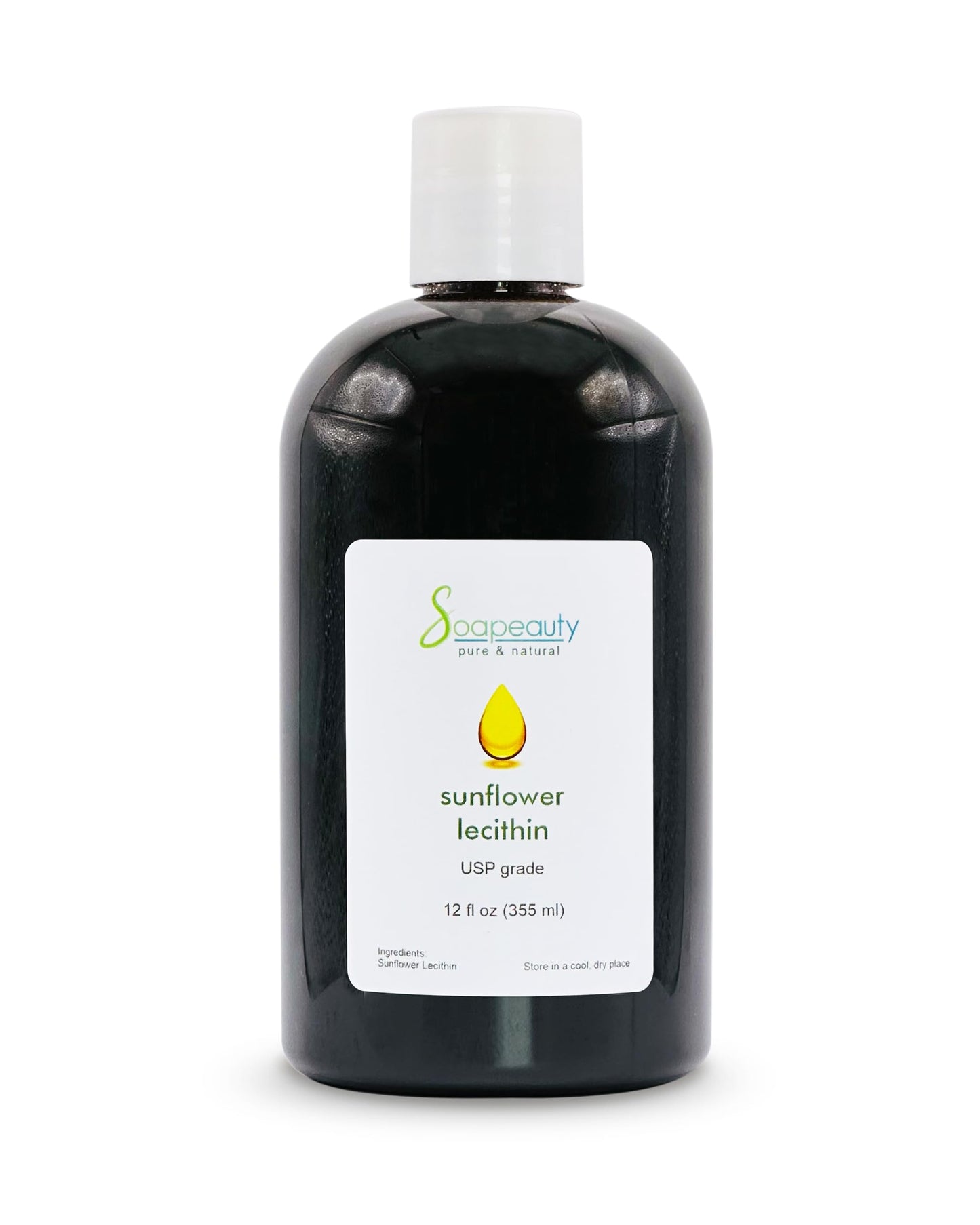 Sunflower Lecithin Liquid Oil USP Grade 100% Pure Natural 12 fl oz