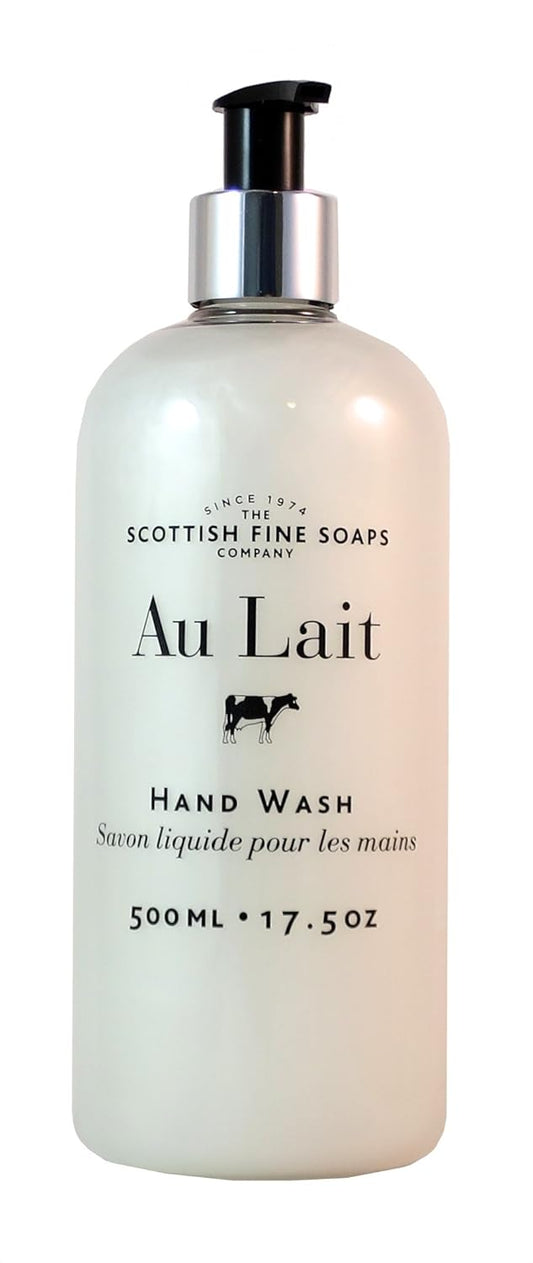 Scottish Fine Soaps Au Lait Liquid Hand Wash - 500ml/17.5 oz (2-Pack)