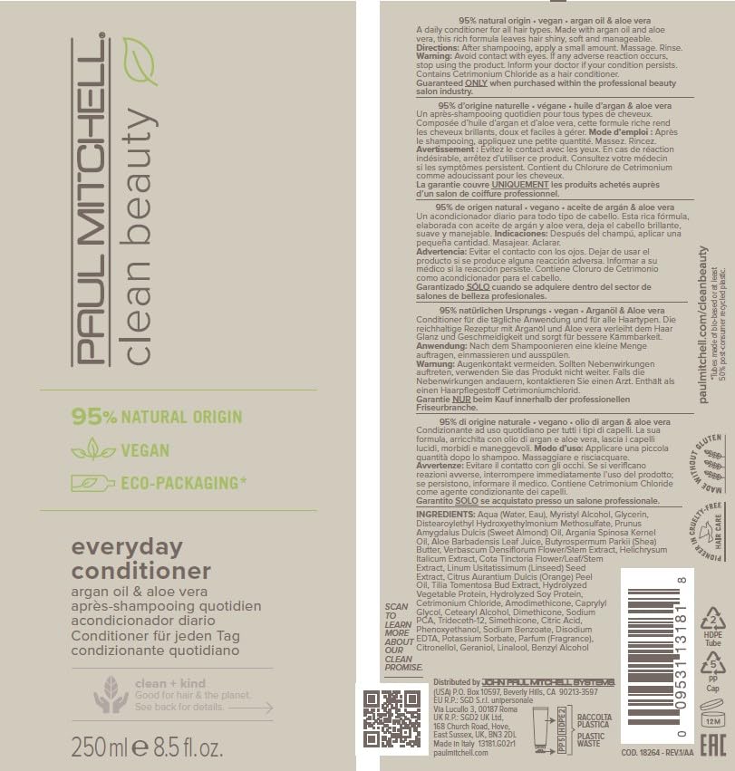 Paul Mitchell Clean Beauty Everyday Conditioner Ultra-Rich Formula Improves Elasticity For All Hair Types