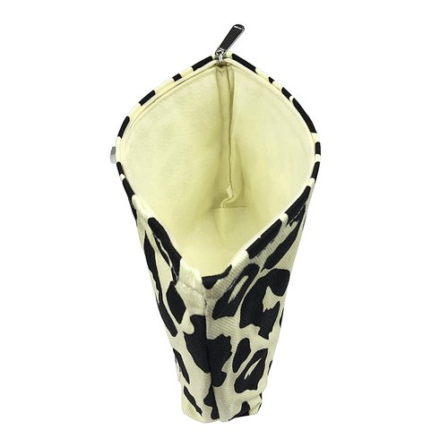 GUTGNK Women's Cosmetic Bag, Foreign Style Rice Leopard Print, Travel Cosmetic Bag Small Cosmetic Bag, Skin Care Cosmetics Changing and Washing Convenient Tote Bag Zipper Storage Bag