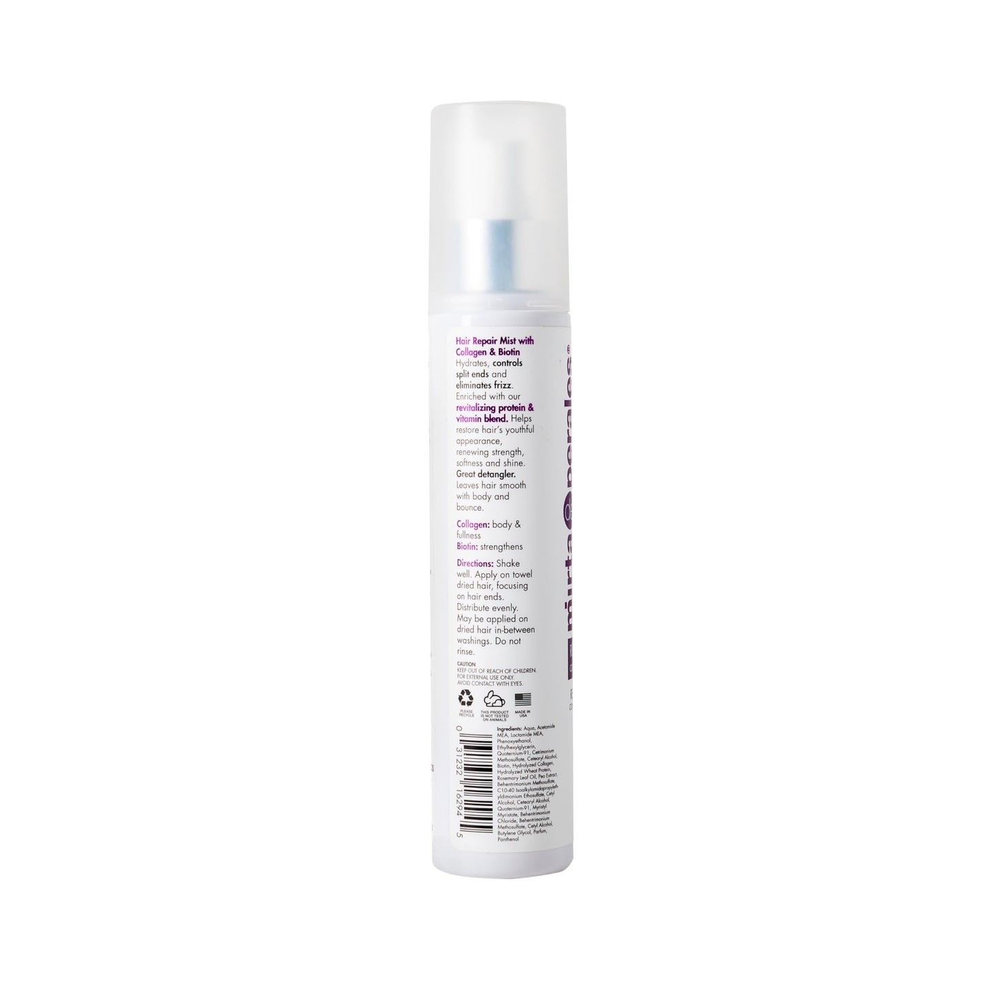 Mirta de Perales Hair Repair Mist for Damaged or Frizzy Hair
