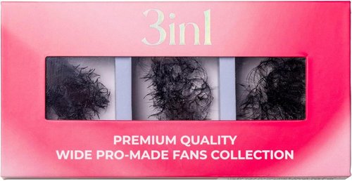 LLBA Promade Mix 750 Fans | Handmade Volume Eyelashes | Multi Selections From 5D To 12D | C CC D Curl | Thickness 0.03~0.1 mm | 9-18mm Length | Long Lasting | Easy Application 10D-0.03 C 16-17-18mm
