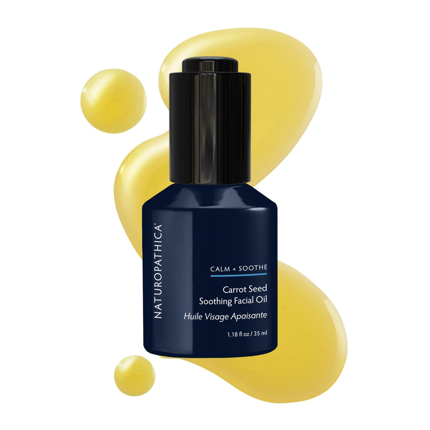 Naturopathica Carrot Seed Soothing Facial Oil, Rejuvenating Face Oil to Help Prevent Redness & Protect Skin, Hydrating Antioxidant Oil for Face, 1.18 fl oz