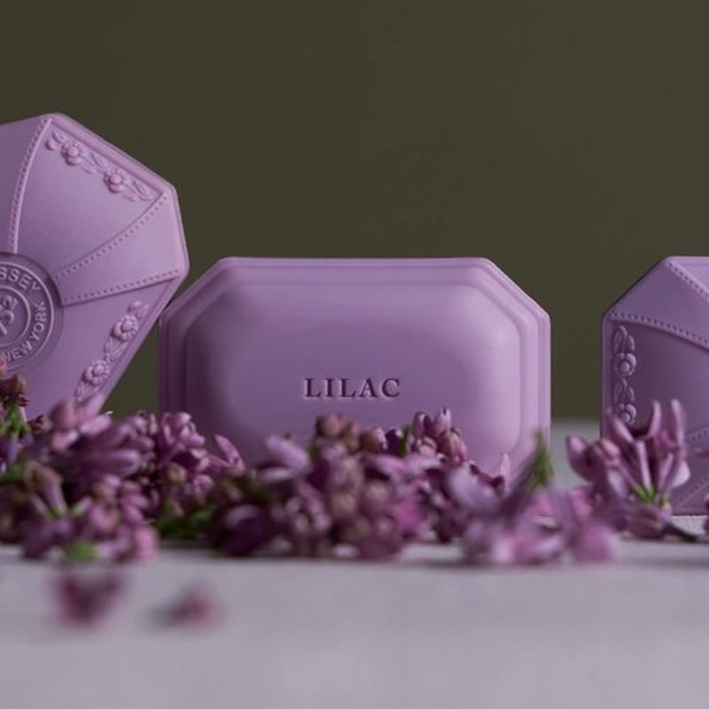 Caswell-Massey Castile Bar Soap, Womens Body Wash, Hand Soap, and Face Wash, Moisturizing Natural Body Soap for Bath or Shower, Lilac, 1 (3.5 oz) Bar