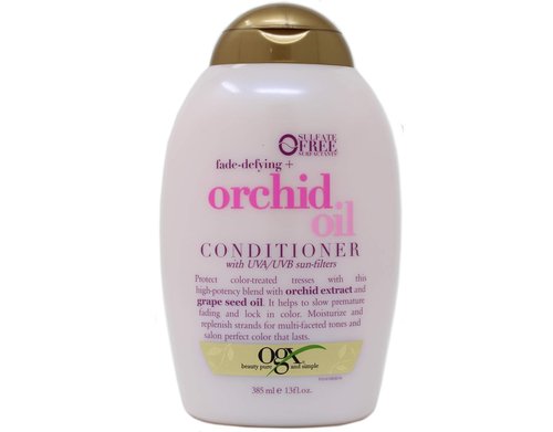 OGX Fade-Defying Orchid Oil Conditioner with UVA/UVB Sun Filters, 13 Ounces