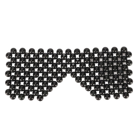 Jade Stone Eye Mask - Cooling Eye Fatigue Relief & Puffiness Reduction | Round Massage Cover