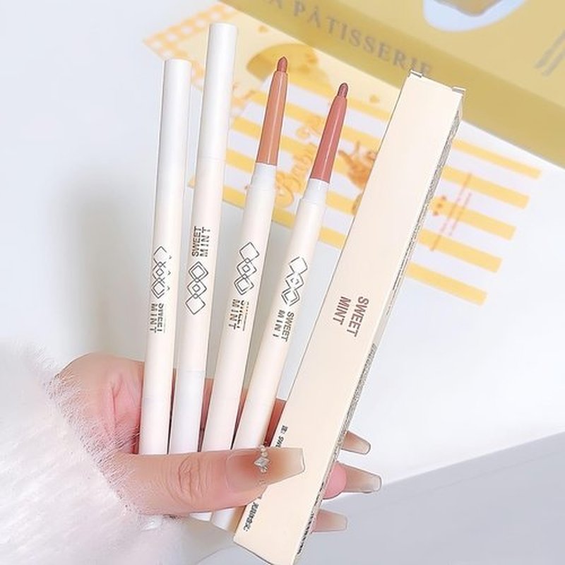 Okerker Double Ended Lip Liner - Waterproof Versatile Lip Liner & Contour, Nourishing Formula, Long Lasting Matte Finish, Effortless Application for Bigger and Fuller Lips (#1 NUDE)