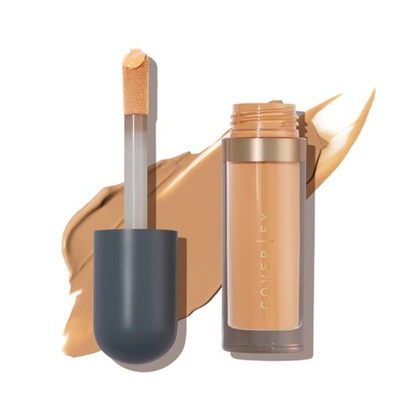 COVER FX Skin Discovered Longwear Full Coverage Concealer | Buildable Crease-Resistant High Coverage Formula Conceals, Corrects, and Brightens | T2- Tan to deep skintones with a golden olive undertone