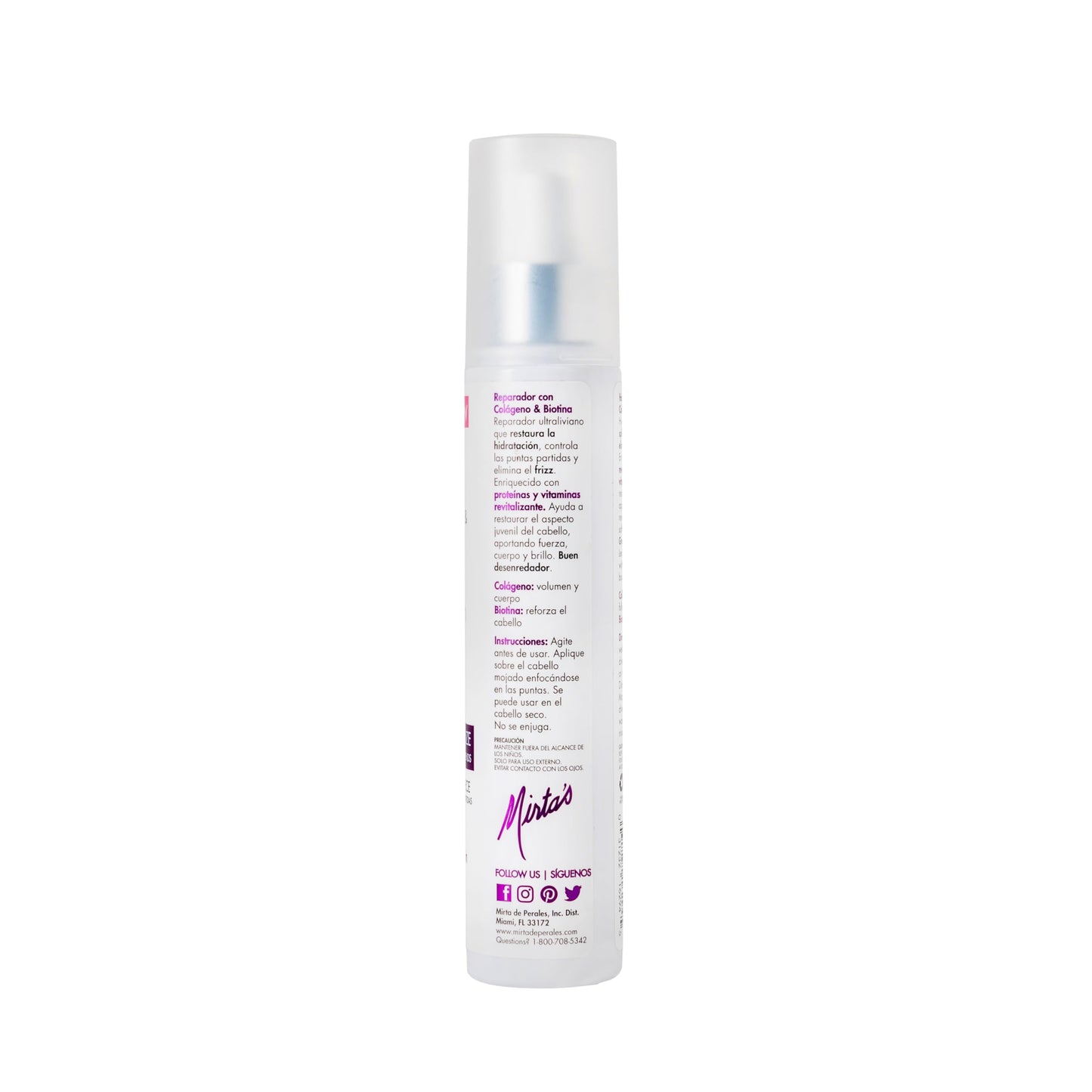 Mirta de Perales Hair Repair Mist for Damaged or Frizzy Hair