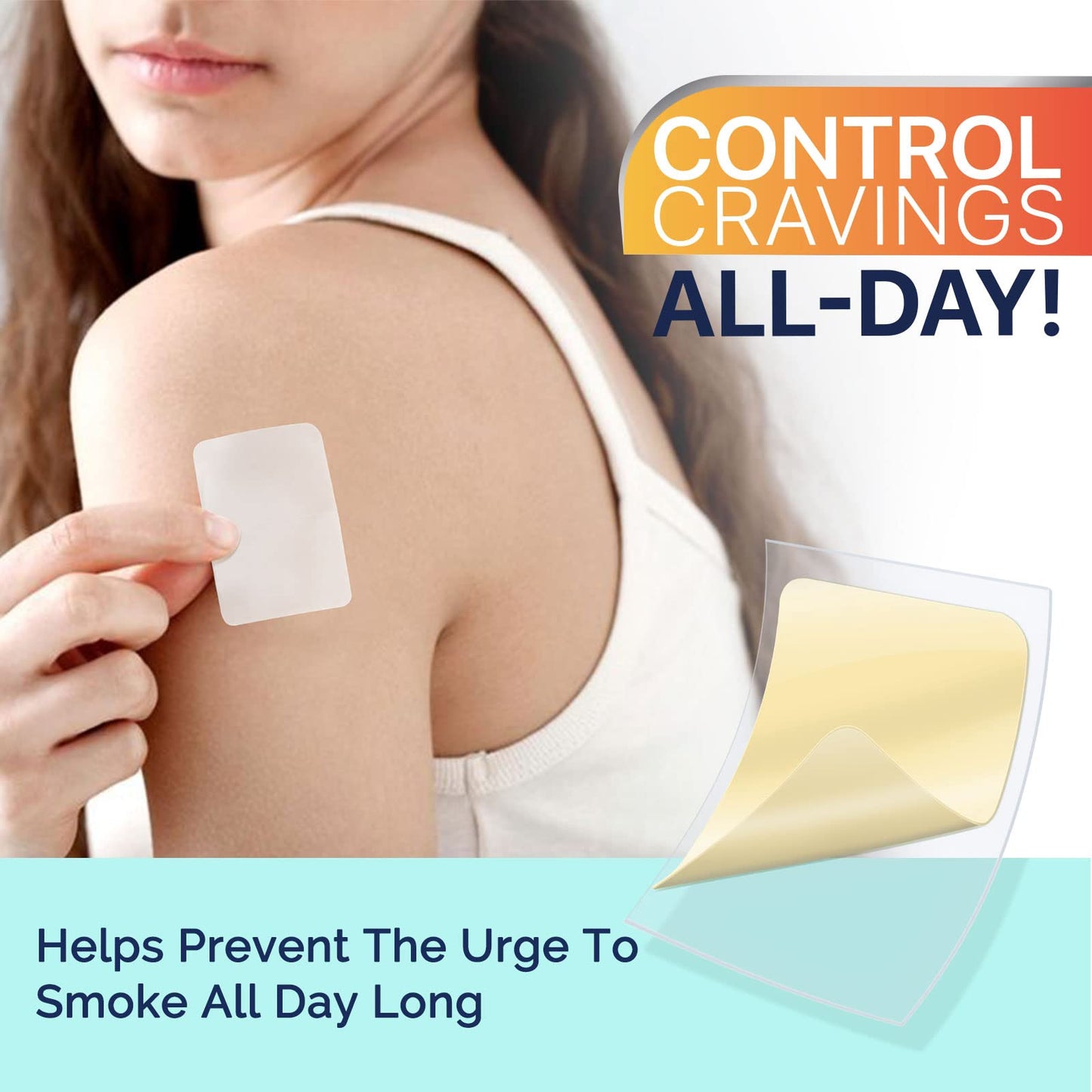 Nicotine Patches - 30 Count Gradual Reduction System, Transdermal Quit Smoking Aid with Natural Botanicals, Stop Smoking Patches That Work | Parches de Nicotina (Step 1-21mg)