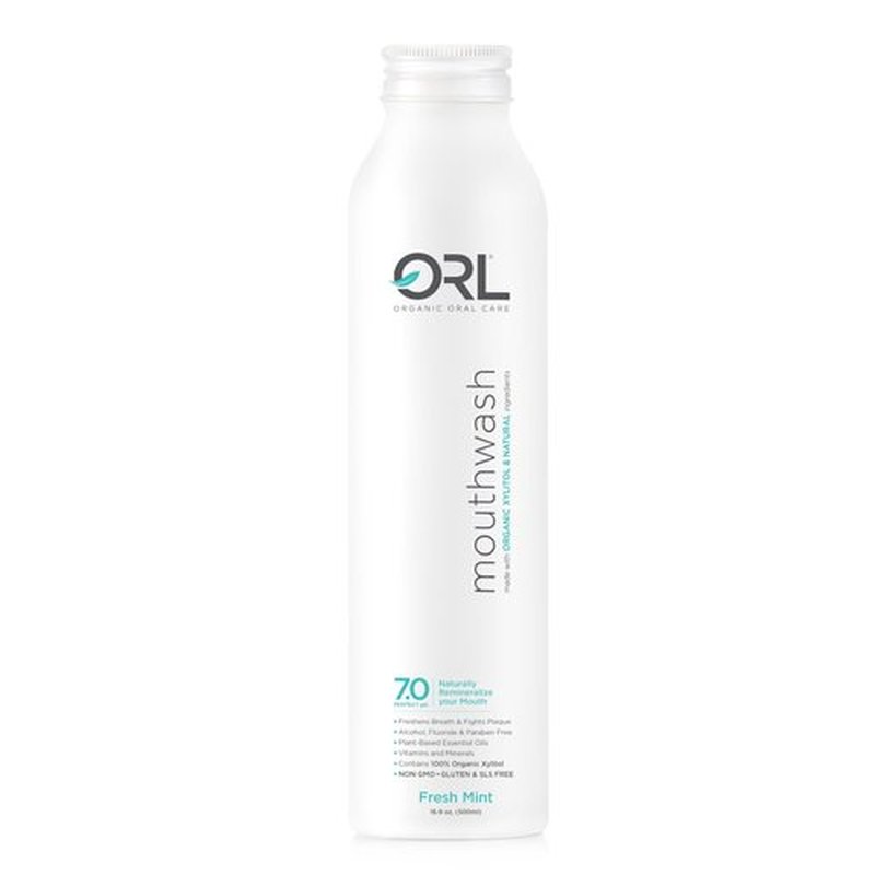 ORL Natural & Organic Mouthwash Uniquely Formulated to Clean Your Mouth Whiten Your Teeth Strengthen Tooth Enamel