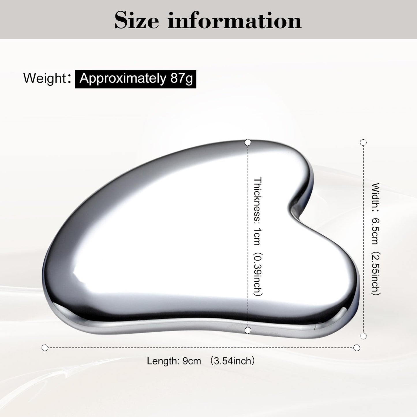 FSwsawX Terahertz Stone Gua sha Facial Tool,cryo gua sha，Natural Terahertz Gua sha Board for SPA Therapy Trigger Point Treatment