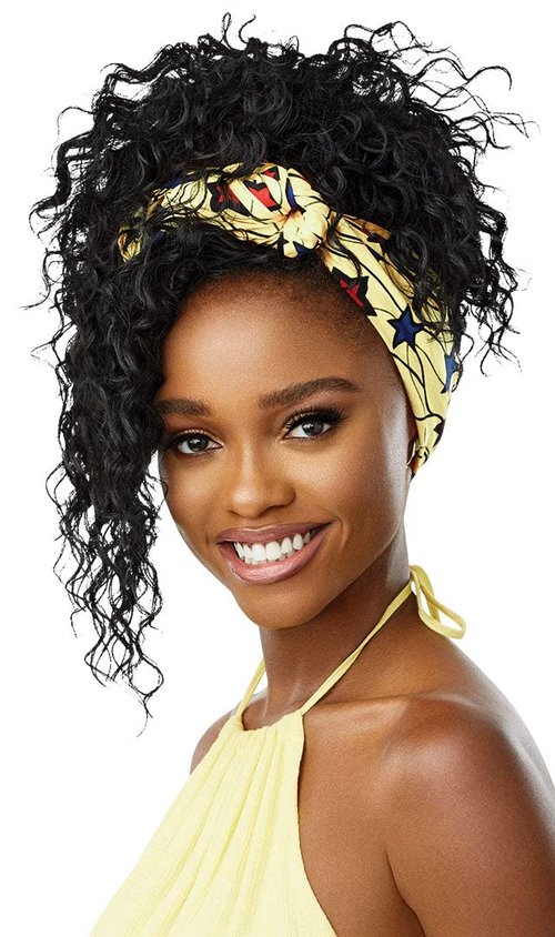 Outre Converti Cap Synthetic Wig - SUGAR & SPICE (1B Off Black)