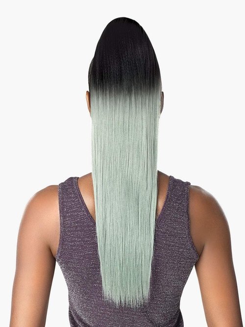 Sensationnel Synthetic Hair DrawString Ponytail Instant Pony And Bang Cami 24" (T1B/BG)