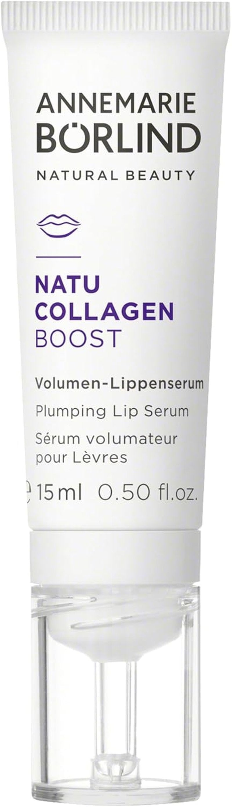 ANNEMARIE BÖRLIND Collagen Boost Lip Serum - Plumping & Rejuvenating Botanical Formula | Vegan, 0.50 Fl. Oz.