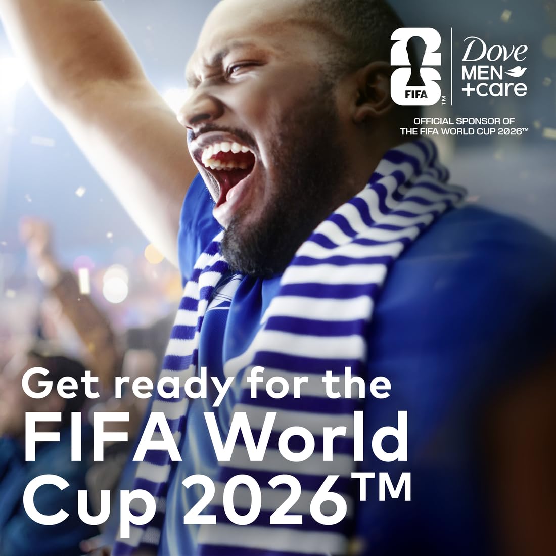 DOVE MEN + CARE Limited Edition FIFA Body Wash & Deodorant Regimen Pack 2 Count Fresh Victory for Men for Hydrated Soft Skin & Odor Protection