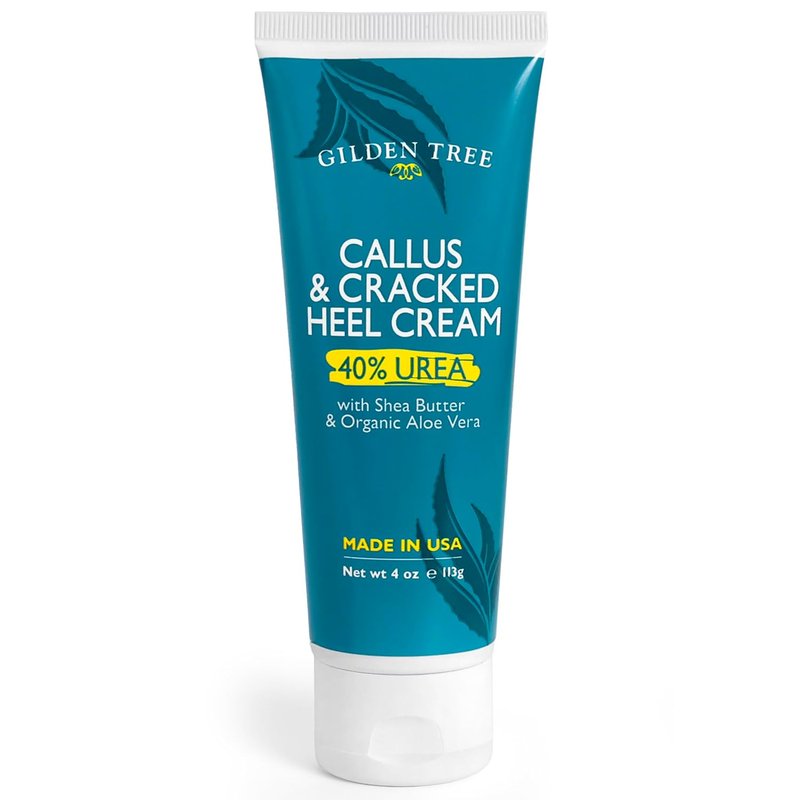 Urea Cream 40% - Maximum Strength Cracked Heel Treatment | Moisturizing Foot Cream with Shea Butter & Aloe for Dry Feet