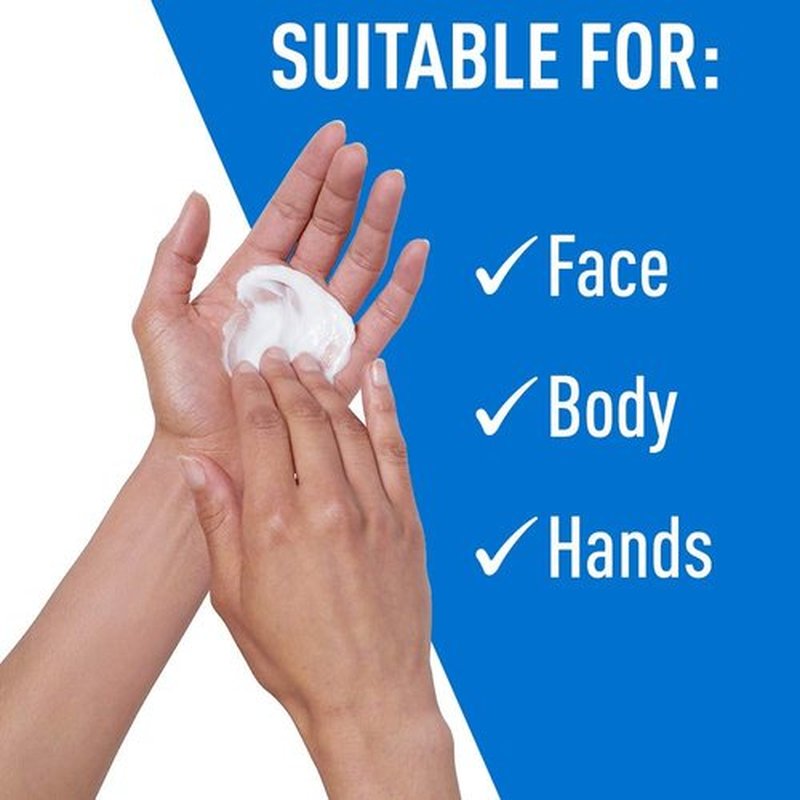 CeraVe Moisturizing Cream Combo Pack | Contains 16 Ounce with Pump & 1 Ounce Hydrating Facial Cleanser, Dry Skin Relief, Skin Care Gift Sets & Stocking Stuffers
