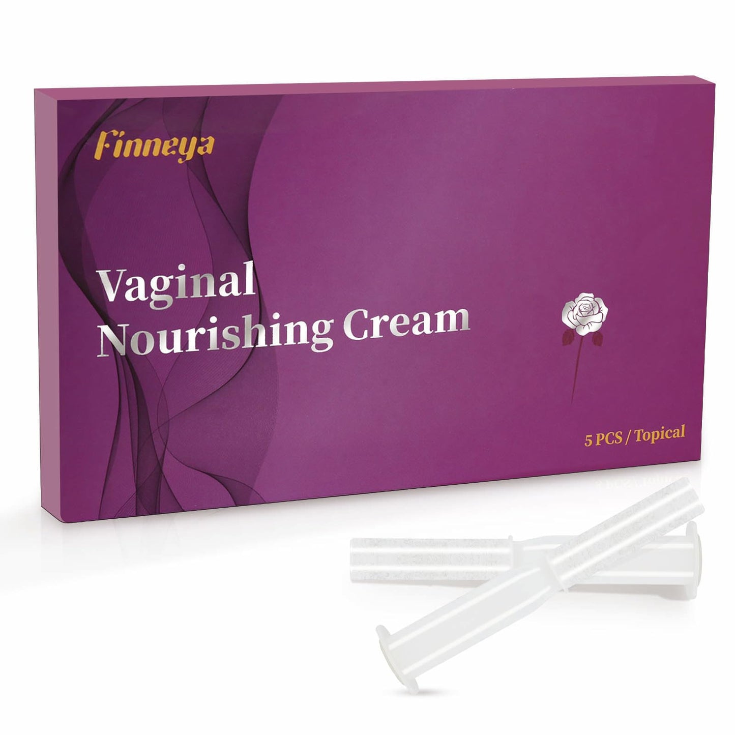 Finneya Vaginal Moisturizer for Women - Intense Hydration & pH Balanced Formula with Collagen & Hyaluronic Acid, Menopause & Intimate Dryness Relief, Soothes Irritation & Supports Feminine Health
