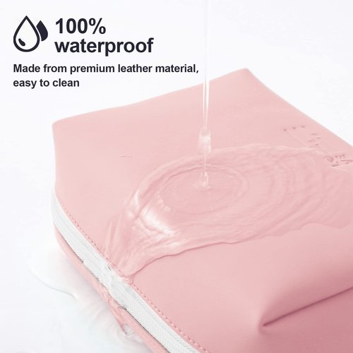 Prite Small Makeup Bag Travel Cosmetic Bag,lipstick pouch,Zipper Pouch,Great Gifts for Women,Waterproof Toiletry Bag Accessories Organizer Gifts(pink)