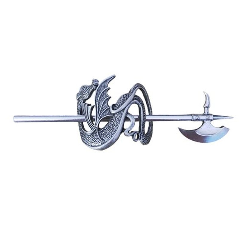 Weapon Hairpin Chinese Hair Sticks for Women – Hair Chopsticks Accessories (dragon and axe)