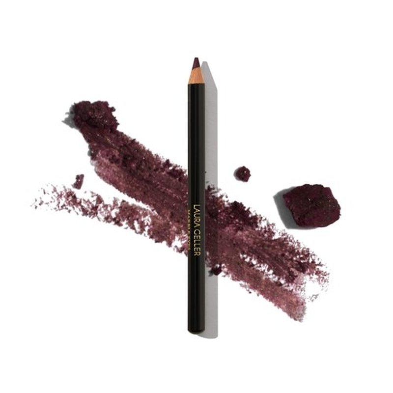 LAURA GELLER NEW YORK Marble Eyes Multidimensional Eyeliner – Long-lasting and Smudge-resistant - Creamy smooth-glide formula- Ultra-pigmented Eye Liner Makeup- Mystery Mauve