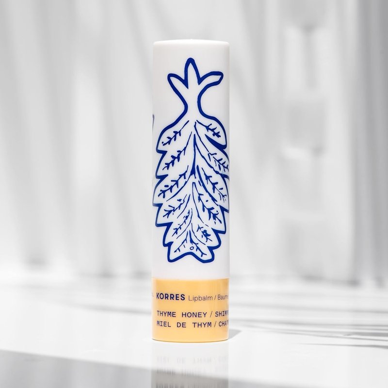 KORRES Moisturizing Botanical Duo - Hand & Lip Care Set | Olive Sea Salt Cream & Thyme Honey Balm