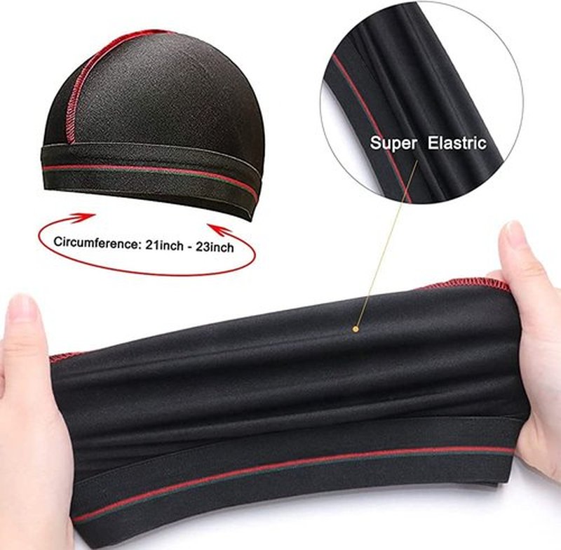 4PCS Silky Durags for Men Women 360 Waves with 1 Wave Cap, Silky Satin Durag Extra Long Tails Black Black Black Black