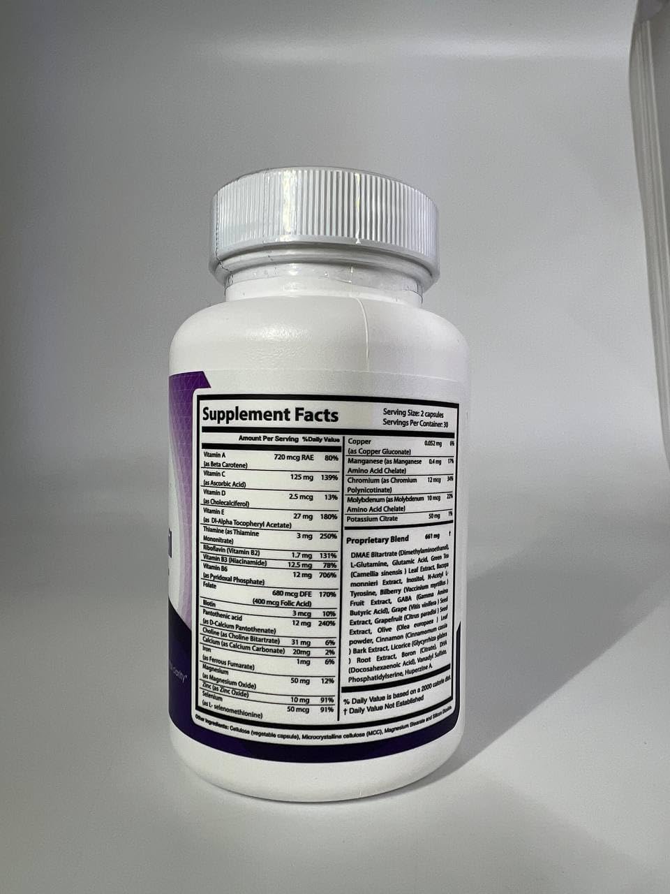 Memopezil – Vitamins A, B, C, D, E & Botanicals – 60 Ct, 3 Month Supply