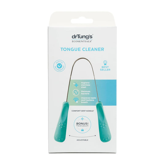 Dr. Tung's Stainless Steel Tongue Cleaner - Pack of 4 for Fresh Breath