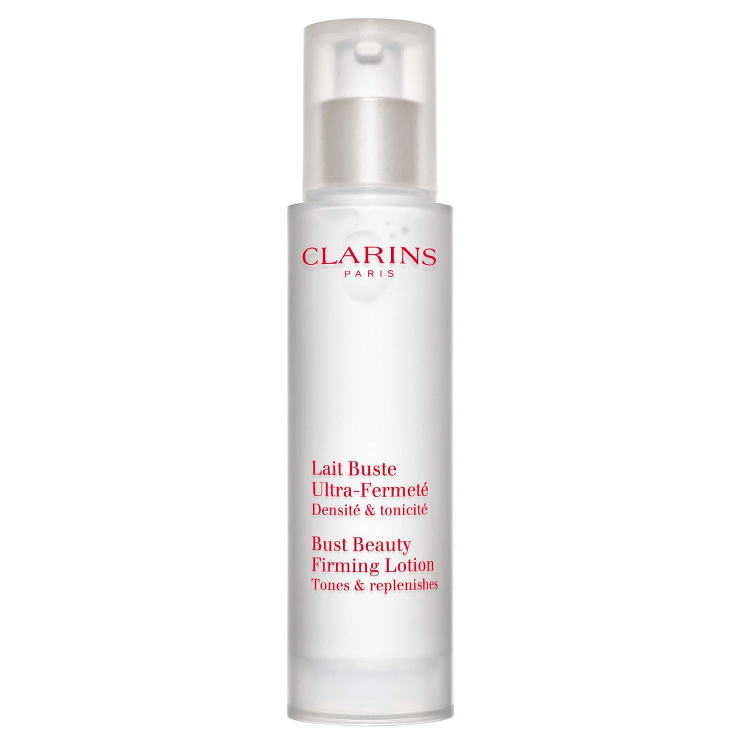 Clarins Bust Beauty Firming Lotion | Visibly Firms, Smoothes and Tones Skin on Bust and Décolleté | Hydrates and Softens | Lightweight and Fast Absorbing | All Skin Types | 1.7 Ounces