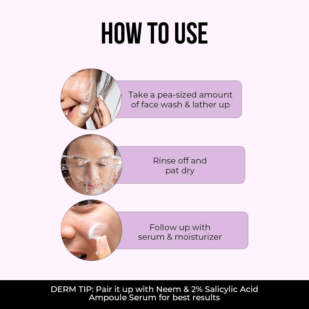 Dr. Sheth’s Neem & Salicylic Acid Face Wash | Deeply Cleanses & Unclogs Pores | Controls Acne, Blackheads & Oil | Unisex BHA Cleanser | 3.38 Fl Oz/100 ml
