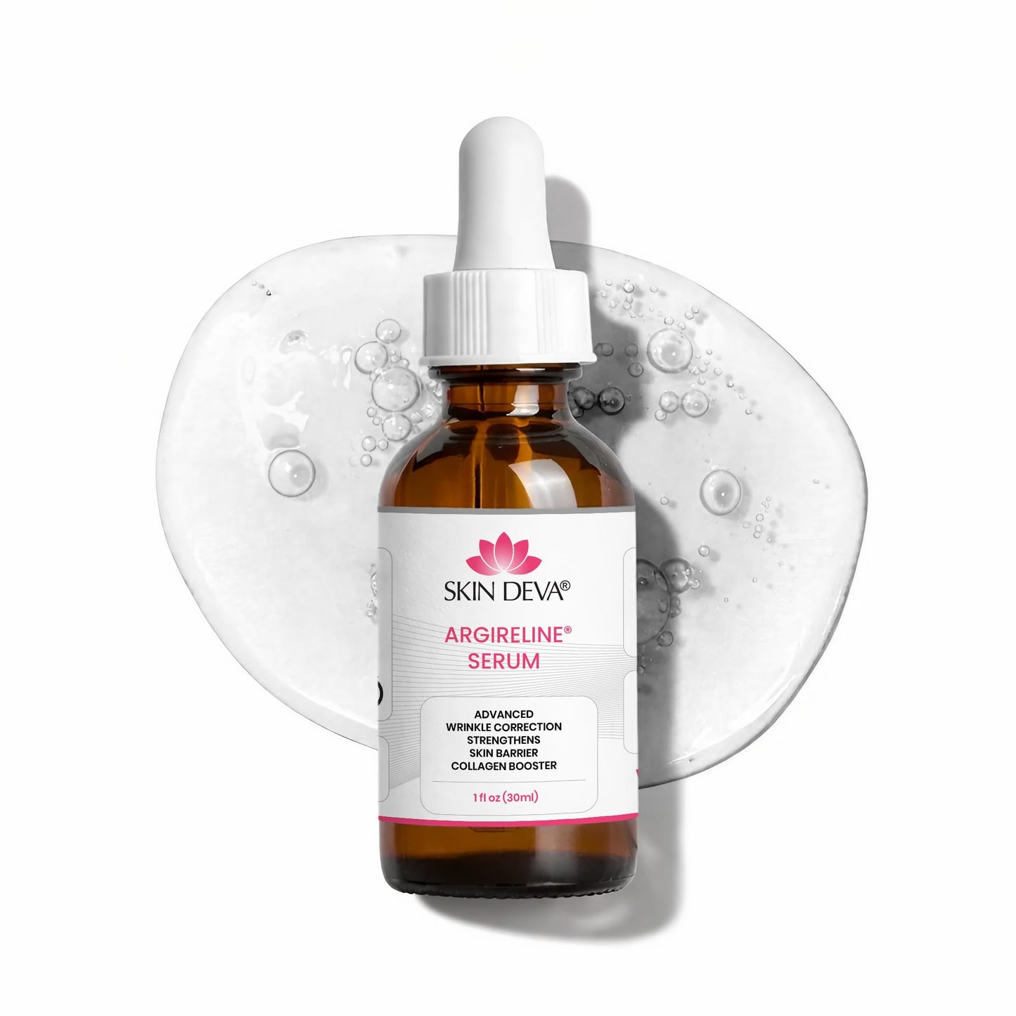 Skin Deva Argireline® Peptide Serum with Hyaluronic Acid – Acetyl Hexapeptide-8 Formula – Hydrating Anti-Aging Face Serum for Fine Lines & Smoother-Looking Skin (PACK OF 2)