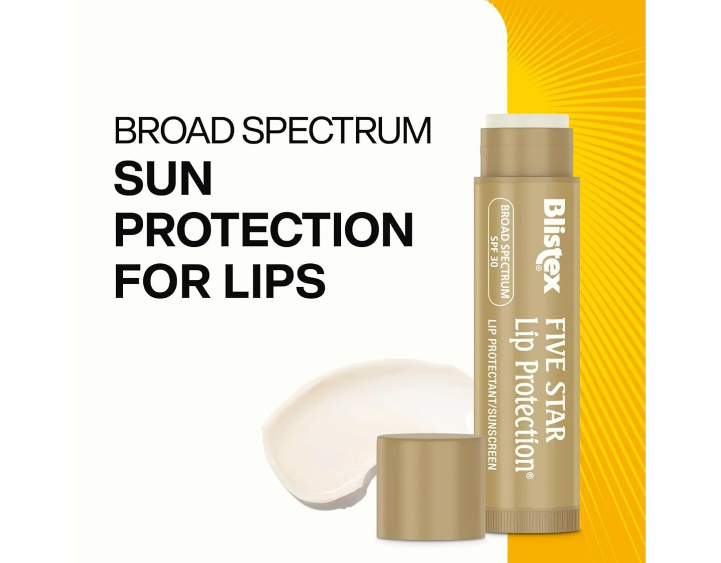 Blistex Five Star Lip Protection SPF 30 Lip Protectant, 0.15 OZ (Pack of 12)
