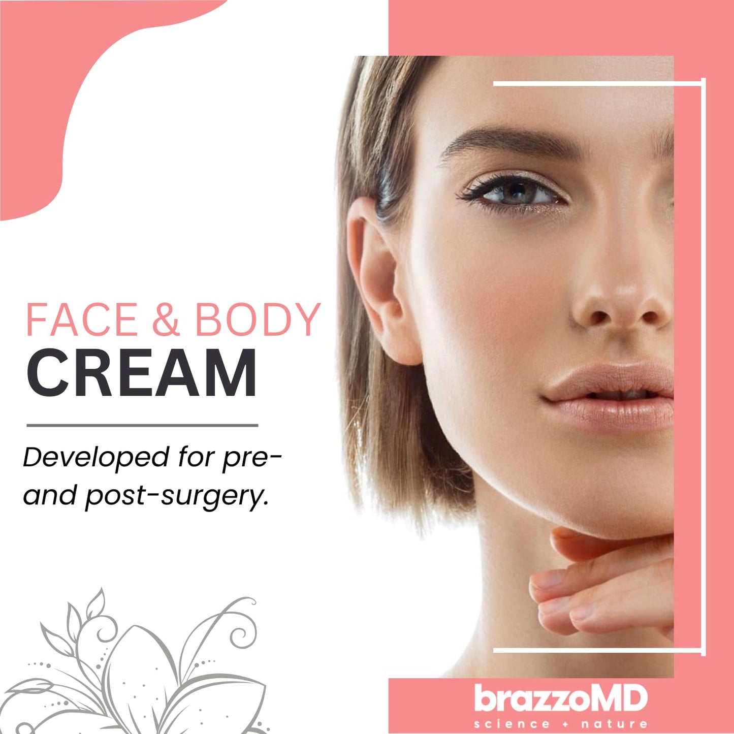 brazmedics brazzoMD Arnica Cream - Eye, Face, Hand and Body Cream - 2 ounces