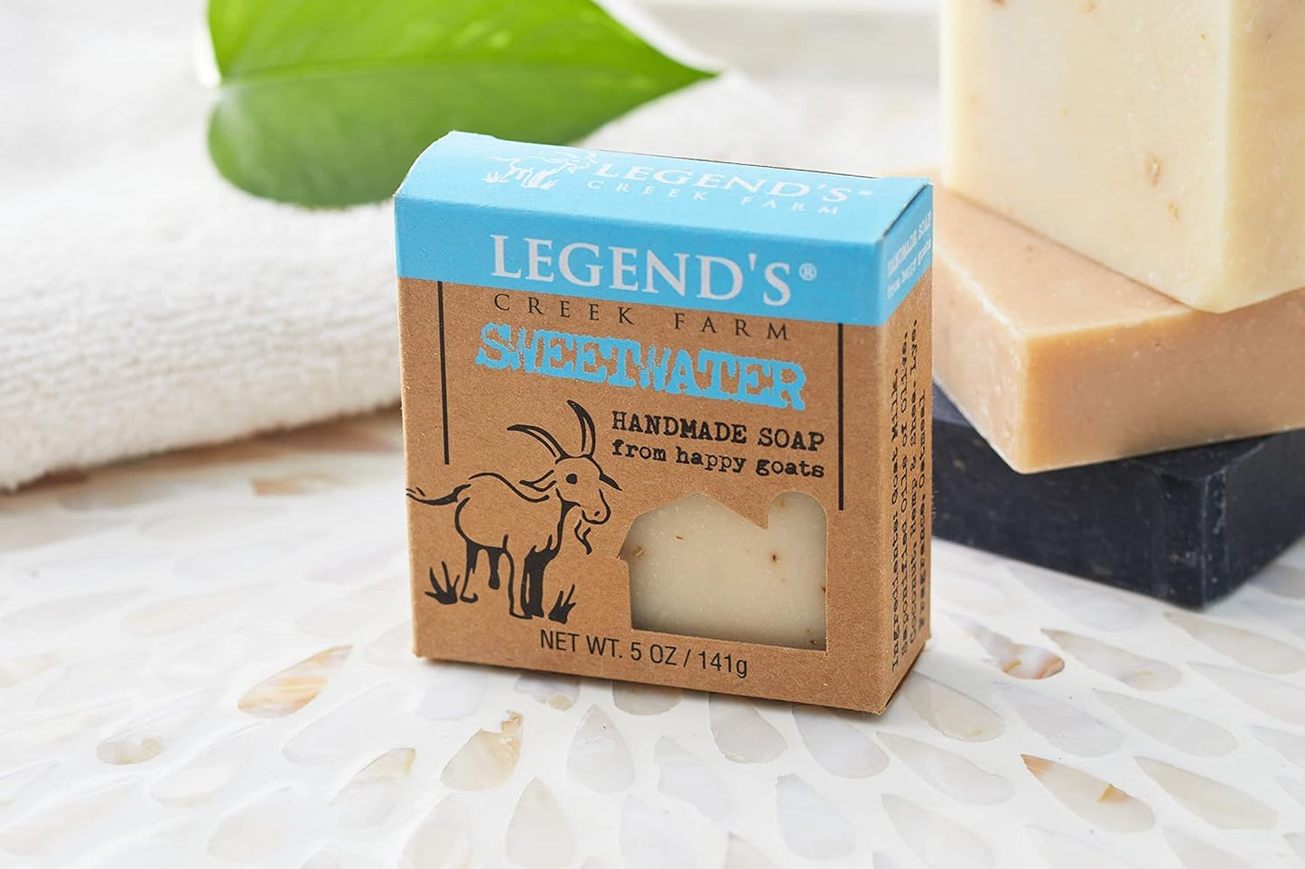 Legend's Creek Farm Goat Milk Soap, Sweetwater, 5 Oz, Pack of 3