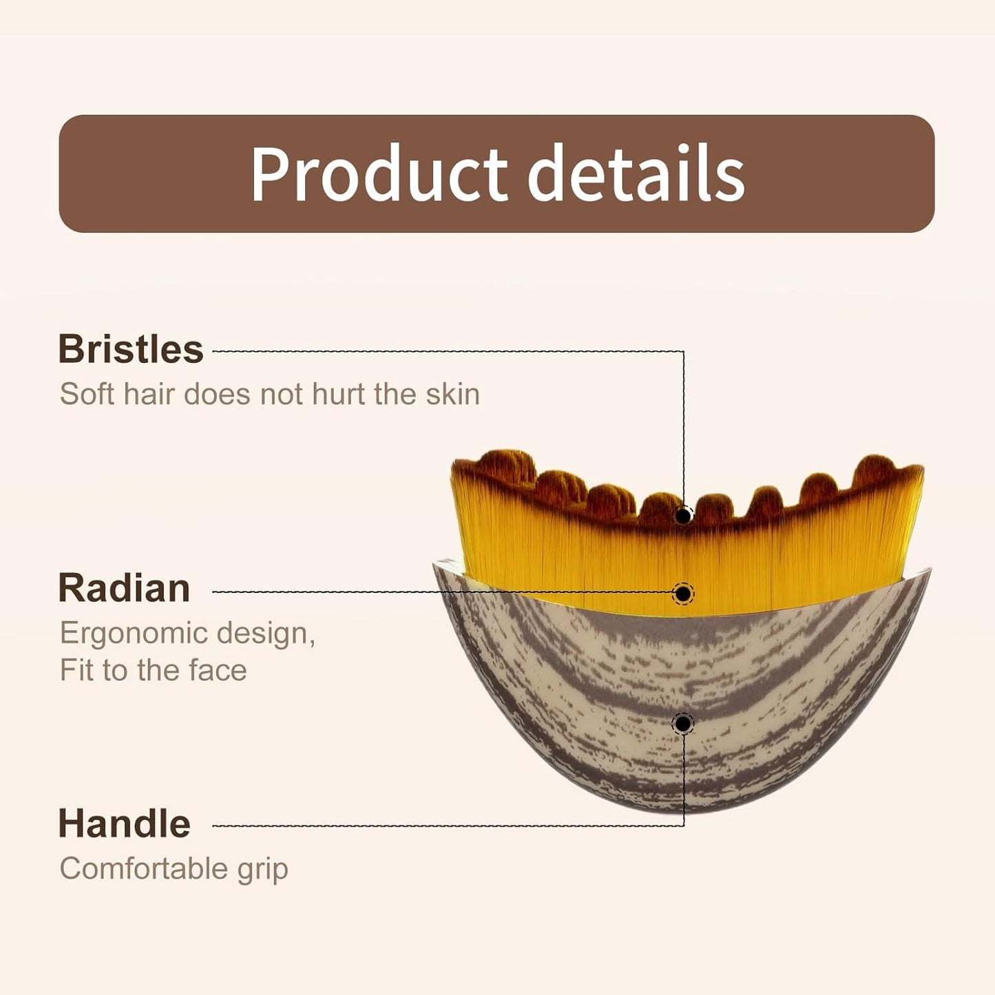 JBSZTH Lymphatic Contour Face Brush 2-Pack Gua Sha Massage Tool Drainage