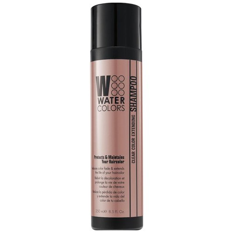 Watercolors Semi Permanent Color Depositing Shampoo. Sulfate & Paraben Free to Maintain & Enhance Hair Color 8.5 oz - CLEAR